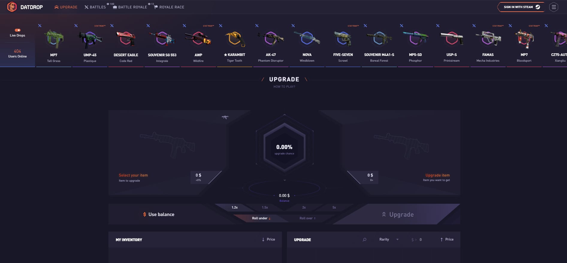 datdrop upgrade