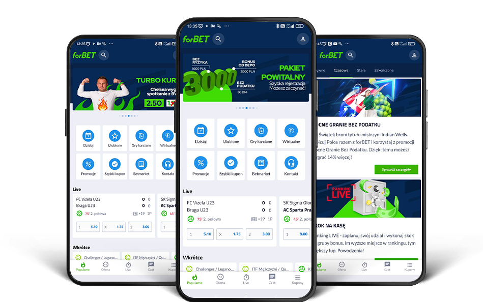 Application mobile Forbet